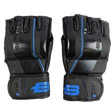 Перчатки BoyBo MMA B-Series, черно-синий L